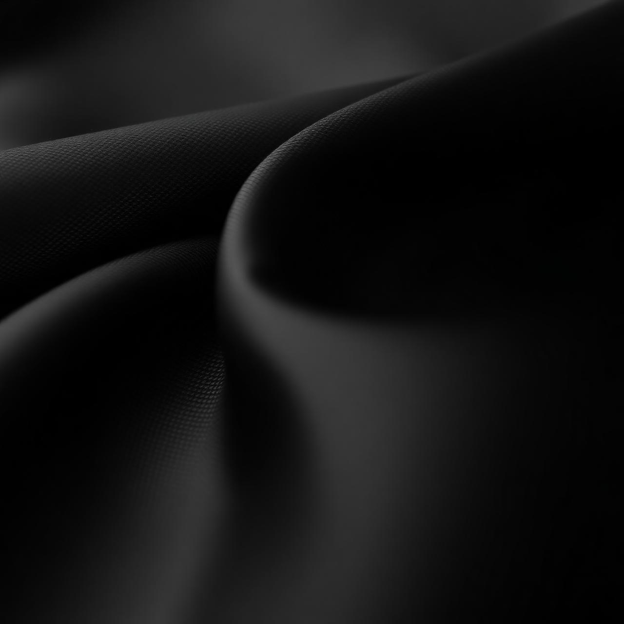 Macro detail of black mulberry silk weave